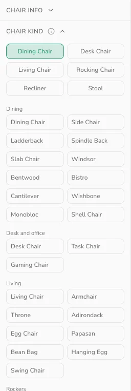 The Chair Kind panel